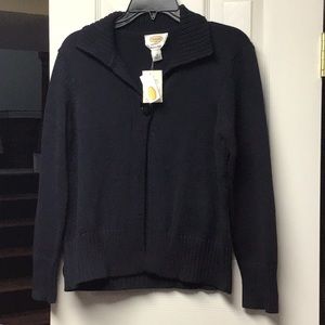 NWT TALBOTS Navy sweater